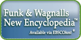 Funk & Wagnalls New World Encylopedia logo wide
