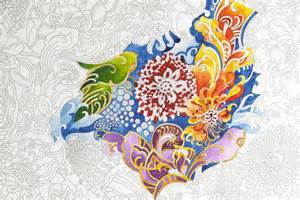 Meditation coloring art