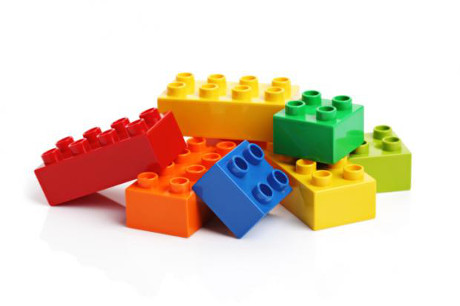 a pile of LEGO blocks