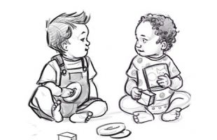 toddlers reading