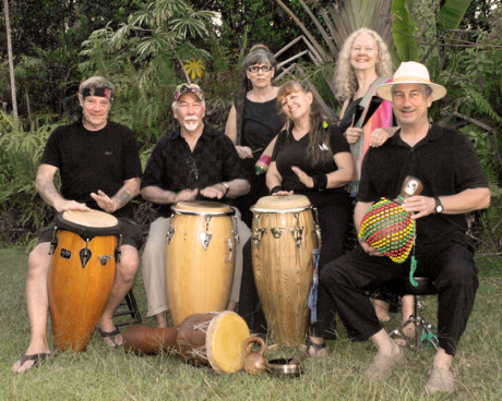 The endless drummer group photo with drums