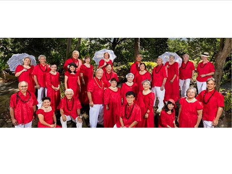 Members of Voices of Aloha