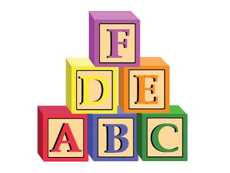 Alphabet blocks