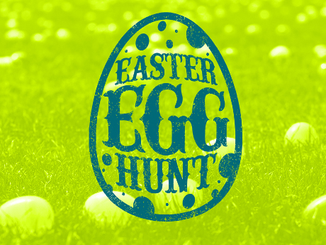 Easter egg hunt banner