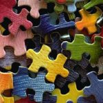 various colored puzzle pieces