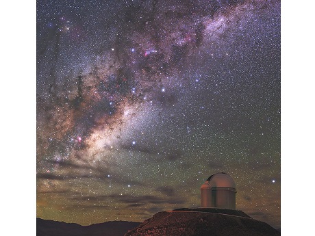 The Milky Way in the night sky