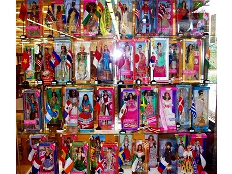 Various Barbie Dolls from around the world