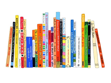 A bunch of children's books