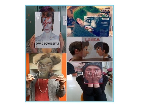 Teen Bookface Exhibit