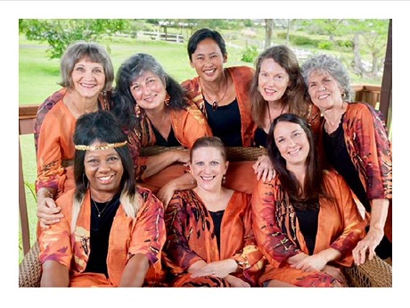 Group picture of Harmony on Tap members