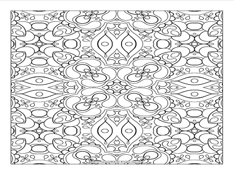 abstract design, adult coloring