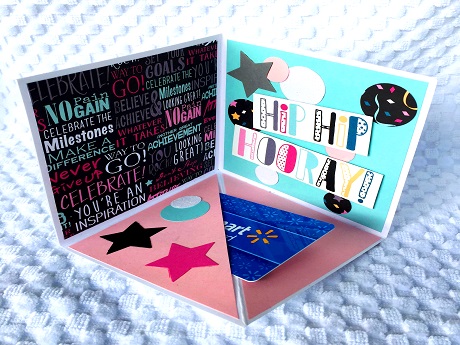 pop up gift card papercraft