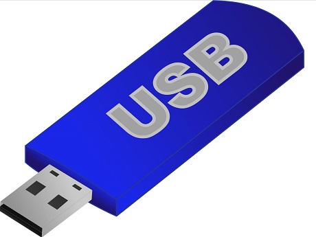 Blue USB Drive