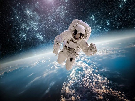 Astronaut in space