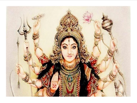 image of Durga, Hindu goddess