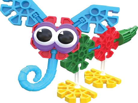 Creature made out of K'Nex toys