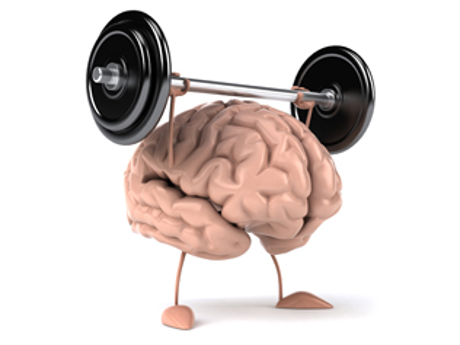 Brain lifting weights