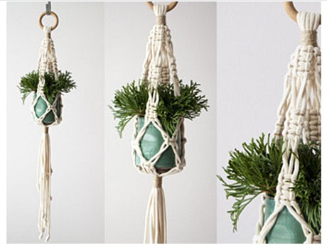 Macrame plant holder