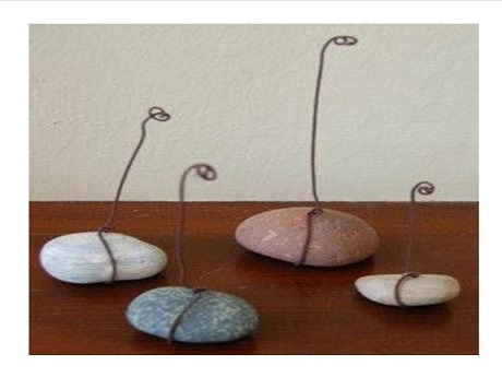 Rock photo holders