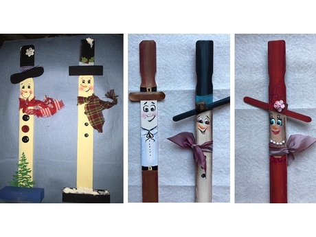 Painted sticks