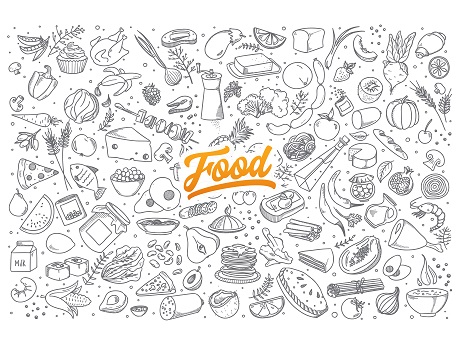 Food collage
