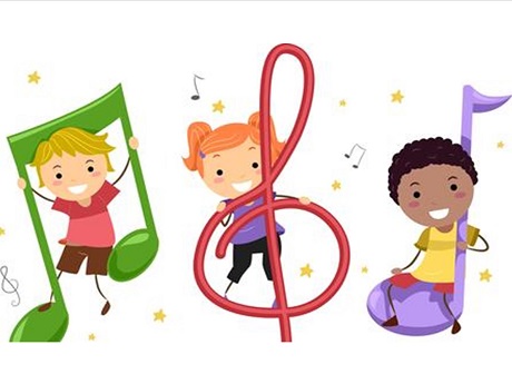 Music Notes clip art for Kindermusik event.