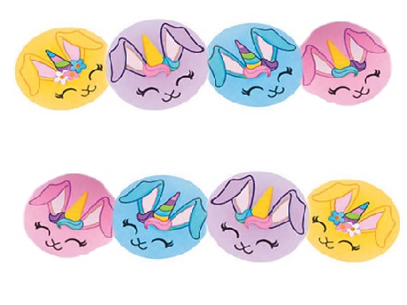 8 Bunny unicorn faces