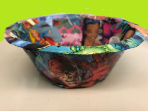 decoupaged bowl