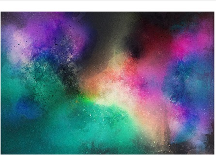 galaxy watercolor