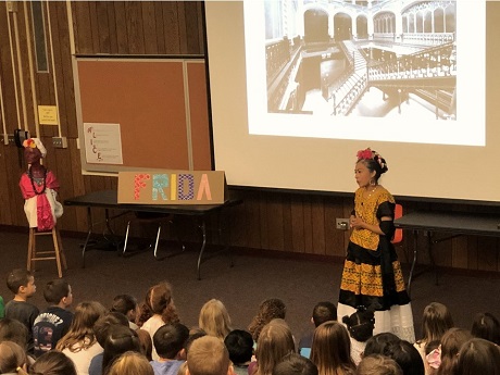 Storyteller Adriana Santos as Frida Kahlo