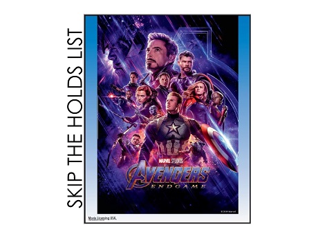 Film poster with Avengers characters