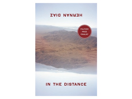 book cover showing mountains fading into the distance