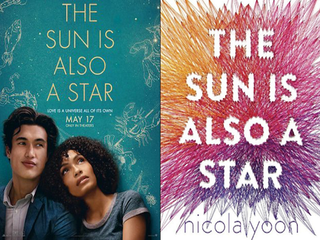 The Sun Is Also A Star Movie Poster with Book Cover