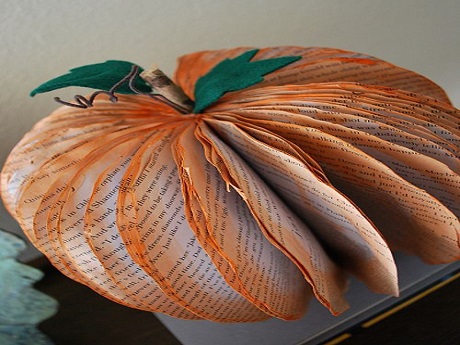 book pumpkin art