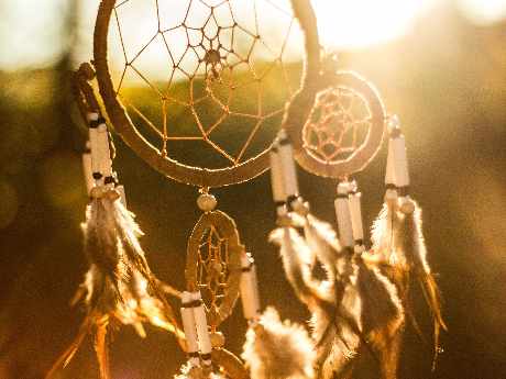 Dream catcher in the sun