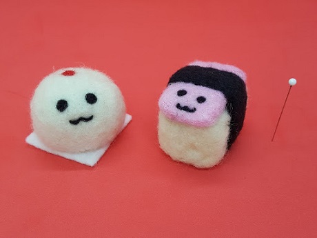 needle felted food