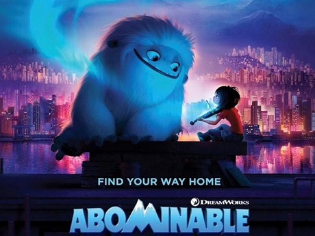 Abominable Movie poster with Yeti