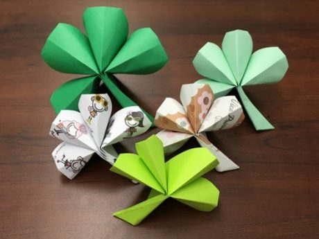 origami clover