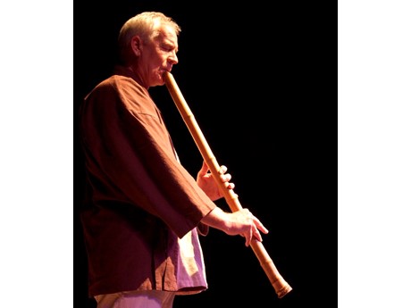 Shakuhachi musician Christopher Yohmei Blasdel