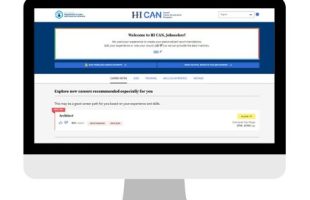 Hi CAN website on computer screen