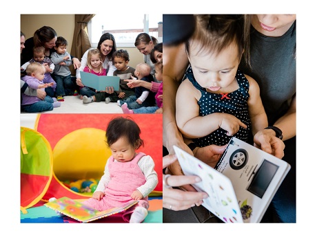 babies reading