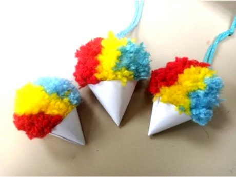 Pom Pom Shave Ice Craft