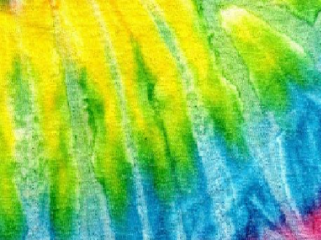 tie-dye yellow, green, aqua, magenta rays