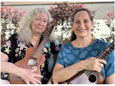 The Hula Honeys, a musical duo from Maui