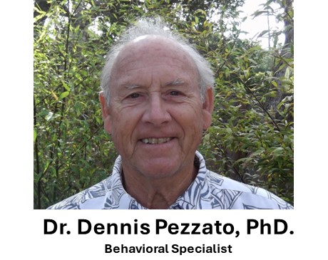 Headshot of Dr. Dennis Pezzato, PhD. Behavioral Specialist.