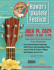 2024 Hawaii Ukulele Festival Flyer