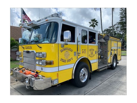 Yellow Fire Truck